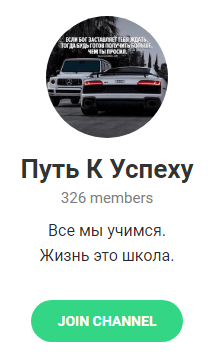 Канал «Путь к успеху» (_black_man_13_) «Путь к успеху» (_black_man_13_)