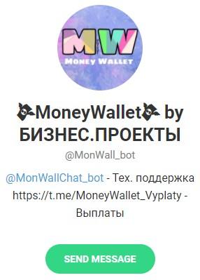 Телеграмм - бот "MoneyWallet" Телеграмм - бот "MoneyWallet"