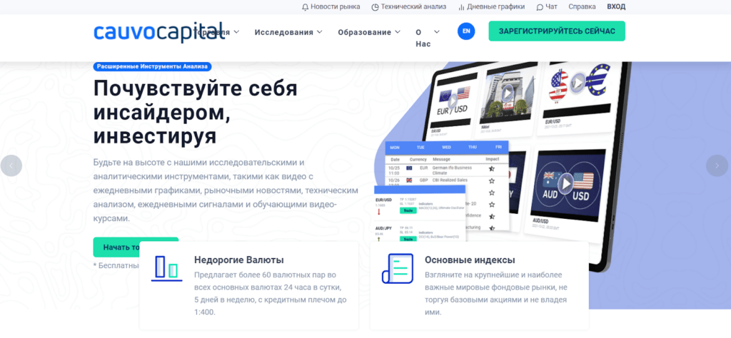 Обзор сайта “Cauvo Capital” отзывы о cauvocapital.com — фото 1
