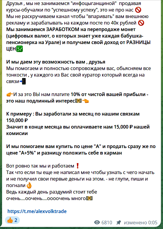 Торговые связки от @alexvolktrade