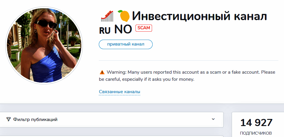 Обзор группы в тг “Инвестиционный канал” отзывы о @coin_west — фото 1