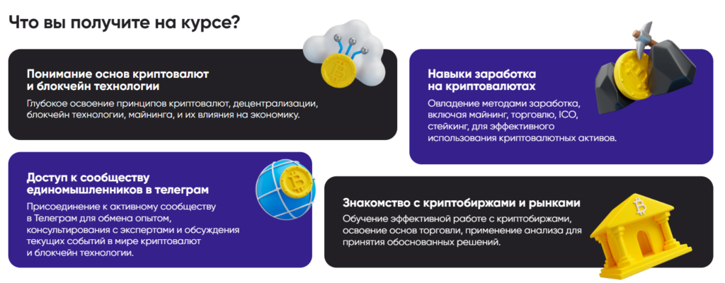 Содержание курса “Криптоман академия”